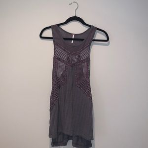 Free People Purple Tank Top